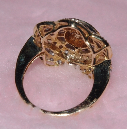 +Lamps II #0165  "14K Yellow Gold Diamond Ring"