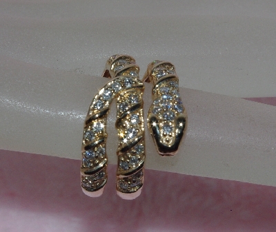 +Lamps II #0195  "Sonia Bitton 14K Yellow Golf Diamond Snake Ring"