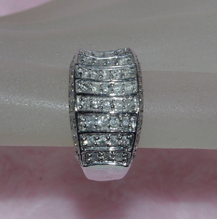 +Lamps II #204  "14K White Gold Diamond Ring"