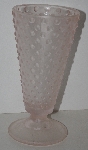 +MBALamps II #0036  " Older Pink Satin Glass Vase"