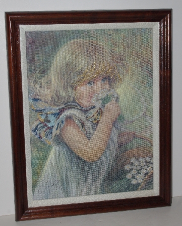 *Lamps II #0352  "1985 "Susan" Tapestry By Artist Sue Etem"
