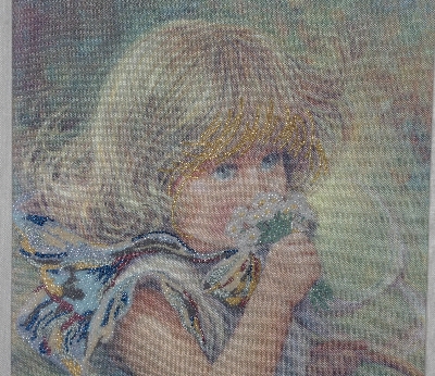 *Lamps II #0352  "1985 "Susan" Tapestry By Artist Sue Etem"