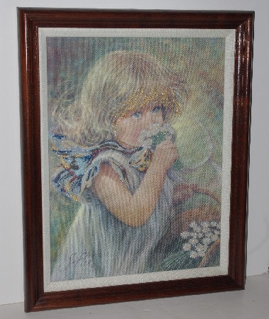 *Lamps II #0352  "1985 "Susan" Tapestry By Artist Sue Etem"