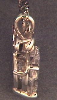 +MBA #SD  "Sterling Diamonique 4Ct Heart Pendant With 18" Chain"