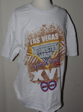 +MBA #1313-0023  "Set Of 4 Monster Jam World Finals T-Shirts 2015"