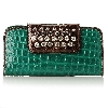+MBA #1515-0143    "Madi Claire "Lisa" Croco Embossed Leather Wallet"
