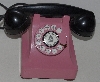 +MBA #1515-0053    "Vintage Pink & Black Bell System Telephone"