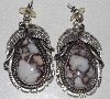 +MBA #1616-0240  "Robert Kelly Sterling Set Crazy Horse Gemstone Earrings"