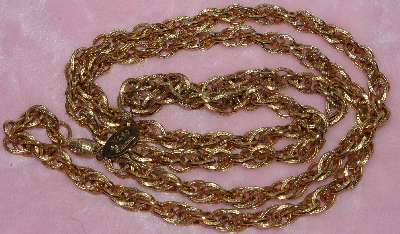 +MBA 31616-0166   "Lucien Piccard Gold Tone 41" Chain"