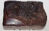 +MBA #1616-338  "Beautiful Hand Carved Rose Wood Bear Jewelry Box"
