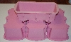 +MBA #1818- 0289    "Set Of 4 Pink Silicone Loaf Pans"