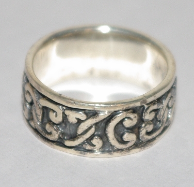 +MBA #1818-0082  "Sterling Celtic Band Ring"