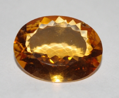 +MBA #1818-0168  "1980's Large 30x22 Oval Cut Citrine"