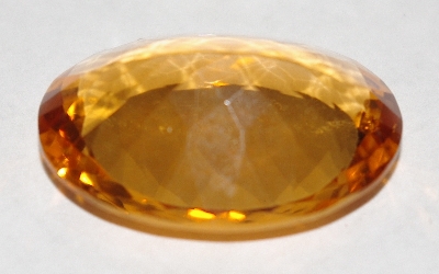 +MBA #1818-0168  "1980's Large 30x22 Oval Cut Citrine"