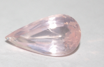 +MBA #1818-0177  " 1990's Set Of 3 Fancy Cut Rose Quartz Gemstones"