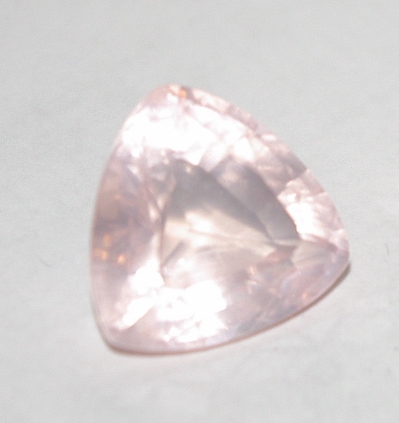 +MBA #1818-0177  " 1990's Set Of 3 Fancy Cut Rose Quartz Gemstones"