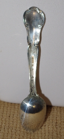MBA #1919-0001  " 1978 Texas Franklin Mint  Mini Sterling State Flower Spoon"