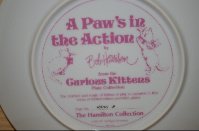 +MBA #7-153   "1991 "A Paw's In The Action" By Artist Bob Harrison