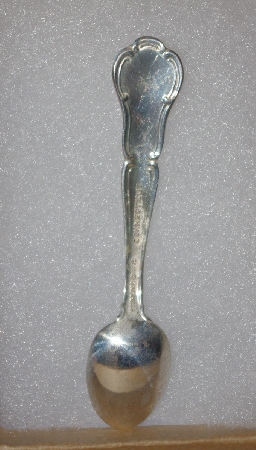 MBA #1919-0031  "1978 Connecticut  Franklin Mint Sterling Mini State Flower Spoon"