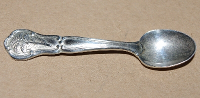 MBA #1919-0142  "1978 Nebraska  Franklin Mint Mini Sterling State Flower Spoon"