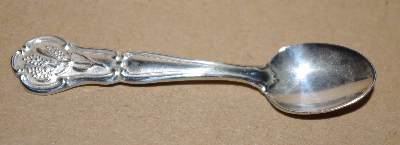 MBA #1919-0127  "1978 Nevada Sterling Franklin Mint Mini State Flower Spoon"