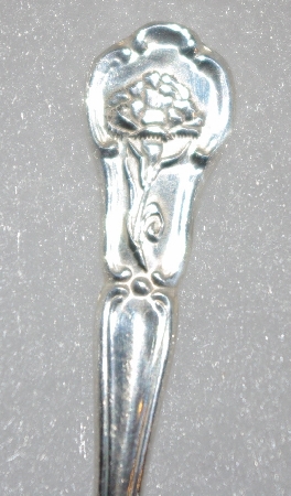 MBA #1919-0070  "1978 Ohio  Sterling Franklin Mint Mini State Flower Spoon"