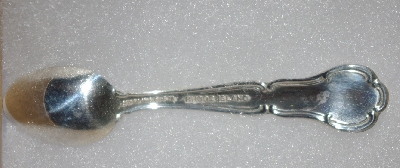 MBA #1919-0079  "1978 Rhode Island  Sterling Franklin Mint Mini State Flower Spoon"