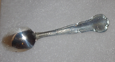 MBA #1919-0074  "1978 Montana Sterling Franklin Mint Mini State Flower Spoon"