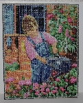 MBA #2020-0038  "Royal Paris Hand Beaded Tapestry"