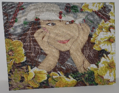 MBA #2020-0034  "Royal Paris Hand Beaded Tapestry"