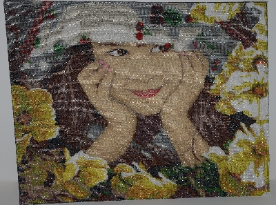 MBA #2020-0034  "Royal Paris Hand Beaded Tapestry"