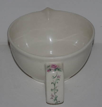 +MBA #2323-0111  "Pink Rose Ceramic Batter Bowl"