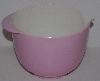 +MBA #2424-0054  "Pink & White Plastic Small Mixing Bowl"