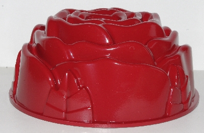 +MBA #2525' 0028  "Red Nordic Ware Rose 10 Cup Bundt Pan"