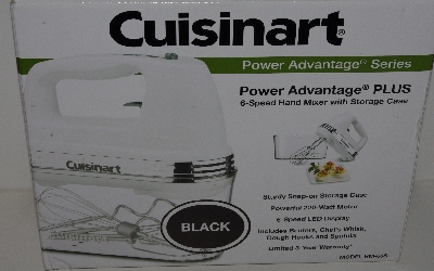 +MBA #2525-0140  "Cuisinart Black Power Advantage Plus 6-Speed Hand Mixer With Storage Case"