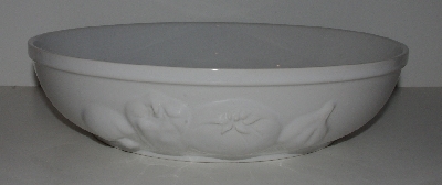 +MBA #2525-0148  "Century Large White Ceramic Pasta Serving Bowl"