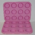 +MBA #2626-0035  "Set Of 2 Soft Pink Silicone Cupcake Pans"