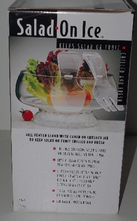+MBA #2626-0137  "2002 Salad On Ice Salad Bowl With Vented Ice Chamber & Dome Lid""
