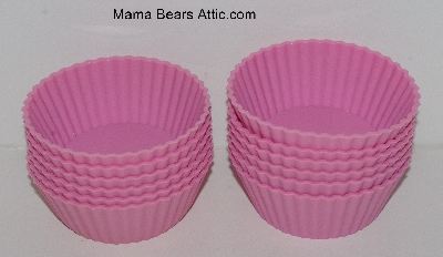 +MBA #2626-0159 "Technique Set Of 12 Pink Jumbo Silicone Muffin Cups"