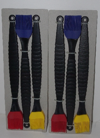 +MBA #2626-0206  "Set Of ( 6) 12" Long Silicone Basting Brushes"