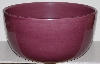 +MBA #2727-0416    " Large Hausenware Dark Pink Ceramic Serving Bowl"