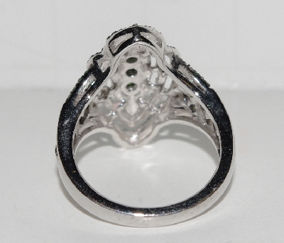 +MBA #2727-0162  "1 CTW Fancy Green Diamond Ring"