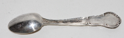 MBA #2727-0110   "1978 Pennsylvania Mini Sterling State Flower Spoon"