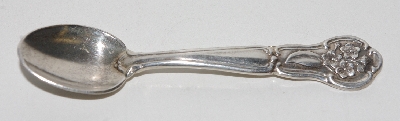 MBA #2727-0110   "1978 Pennsylvania Mini Sterling State Flower Spoon"