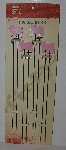 +MBA #2727-0225    "Set Of 8  Pink Pig Pig Skewers"