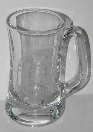 +MBA #2727-466   "St Pauli Brewery Bremen St Pauli Girl Clear Glass Beer Mug"