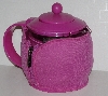 +MBA #2727-475   "Pink Bonjour Pyrex Tea Pot With Infuser & Jacket"
