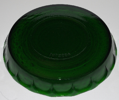 +MBA #2828-331   "2004 THT Dark Green Glass Pie Dish"
