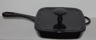 +MBA #2828-0045  "Black Technique Cast Iron Skillet Pan With Lid"