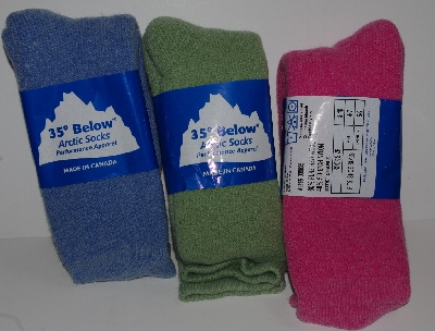 +MBA #2828-0038   "Set Of 3 / 35 Degrees Below Womens Wool Socks"